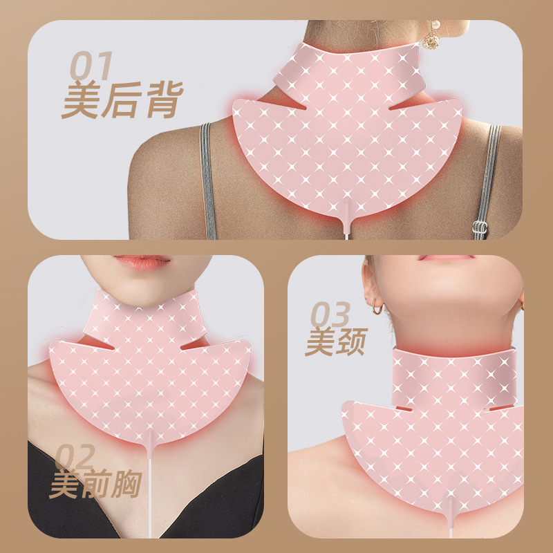shanilak Facial and Neck Photon Beauty Device Spectrometer Instrument Color Light Skin Rejuvenation Device Silicone Beauty Face Application Scenario