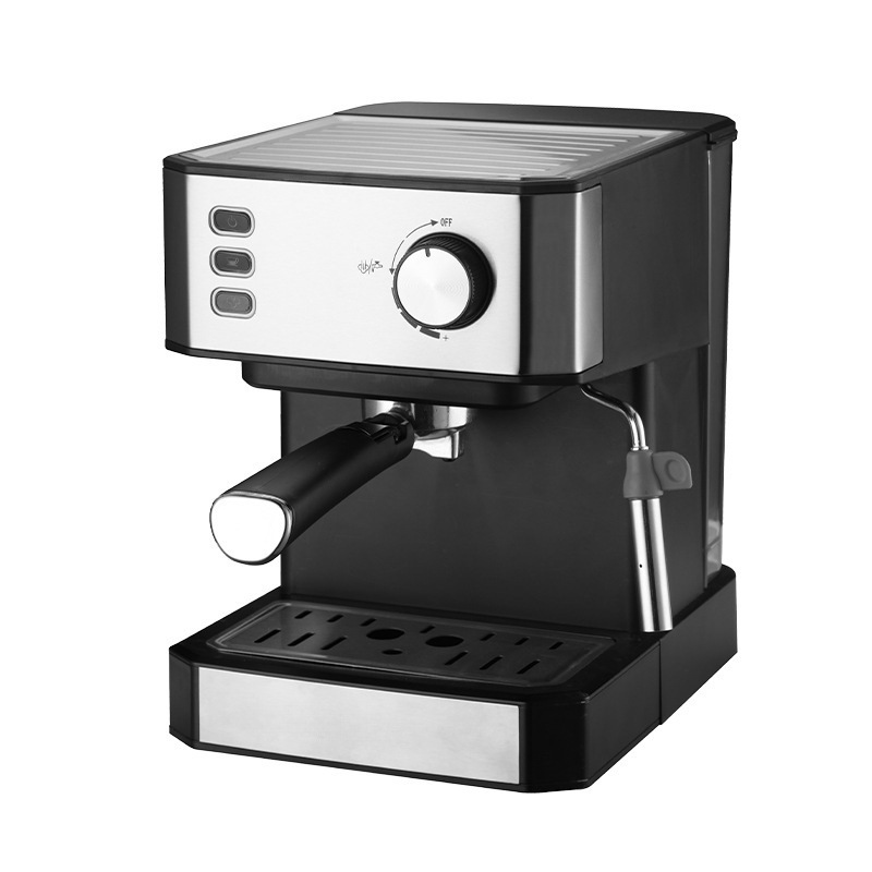 110V cross-border consignment Italian household coffee extraction machine, office steam milk foam semi-automatic integrated machine Specification image
