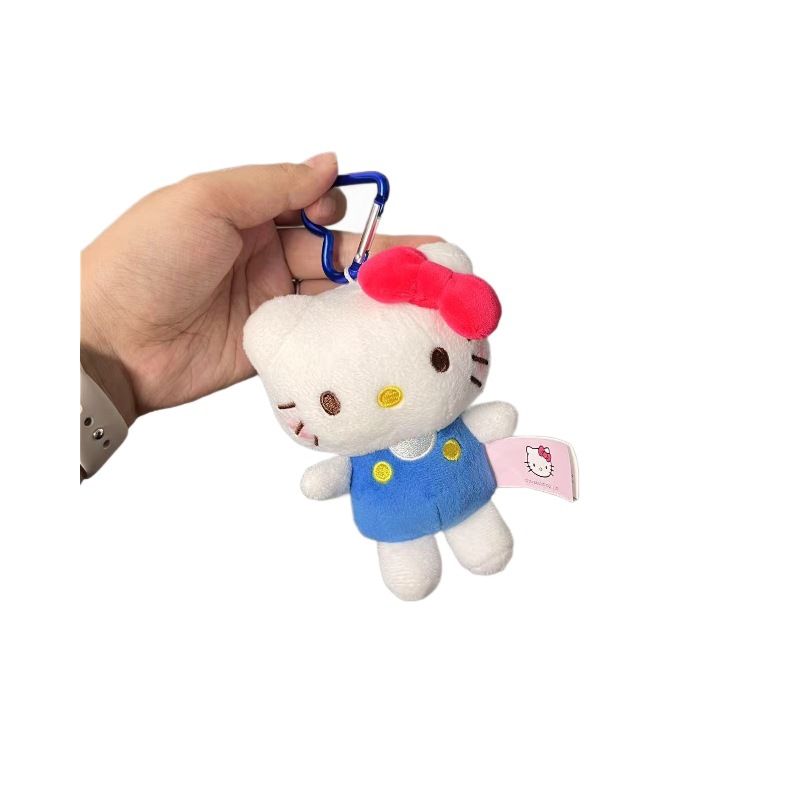 kitty Apple shoulder bag, kt doll, Girls' backpack Pendant, hanging accessory, Bag gift, keychain, best friend, plush toy pendant, water cup pendant, figurine Item Picture