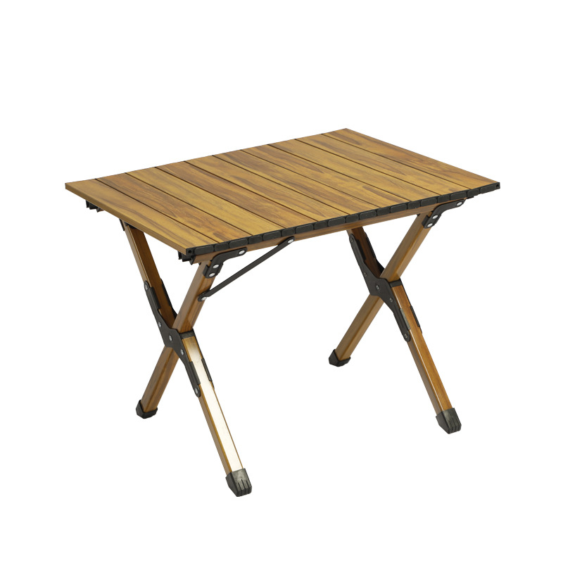 户外露营折叠桌子地摊便携式铝合金蛋卷桌露营烧烤野餐桌铝合金桌详情图5