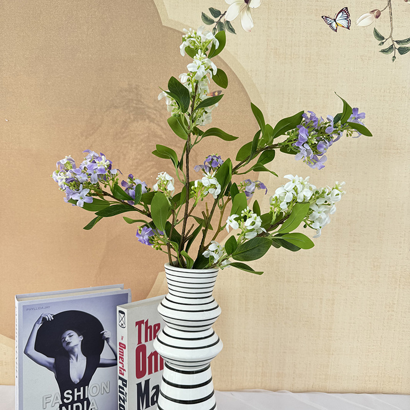 跨境仿真花森系假花材料家居婚庆影楼花艺摆件装饰手工花厂家直销