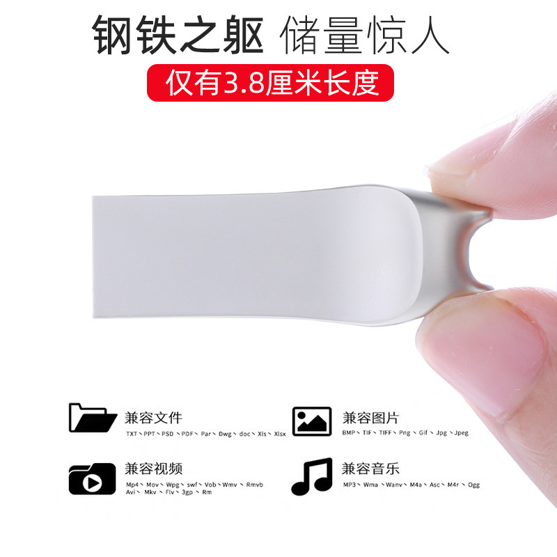 Large-capacity car USB flash drive 16g, gift USB flash drive, exhibition gift, high-speed USB flash drive 3.064G, 128G factory wholesale Application Scenario