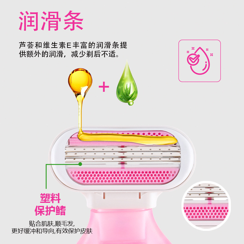 The new cross-border thumb shaving knife PearlMax is a small manual full-body hair removal tool for women's home use details Picture