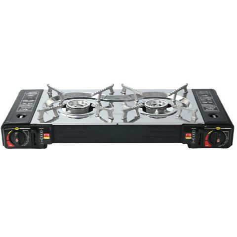 MS-9268 双灶便携式燃气卡式炉 烧烤炉户外野餐露营便携式燃气炉产品图