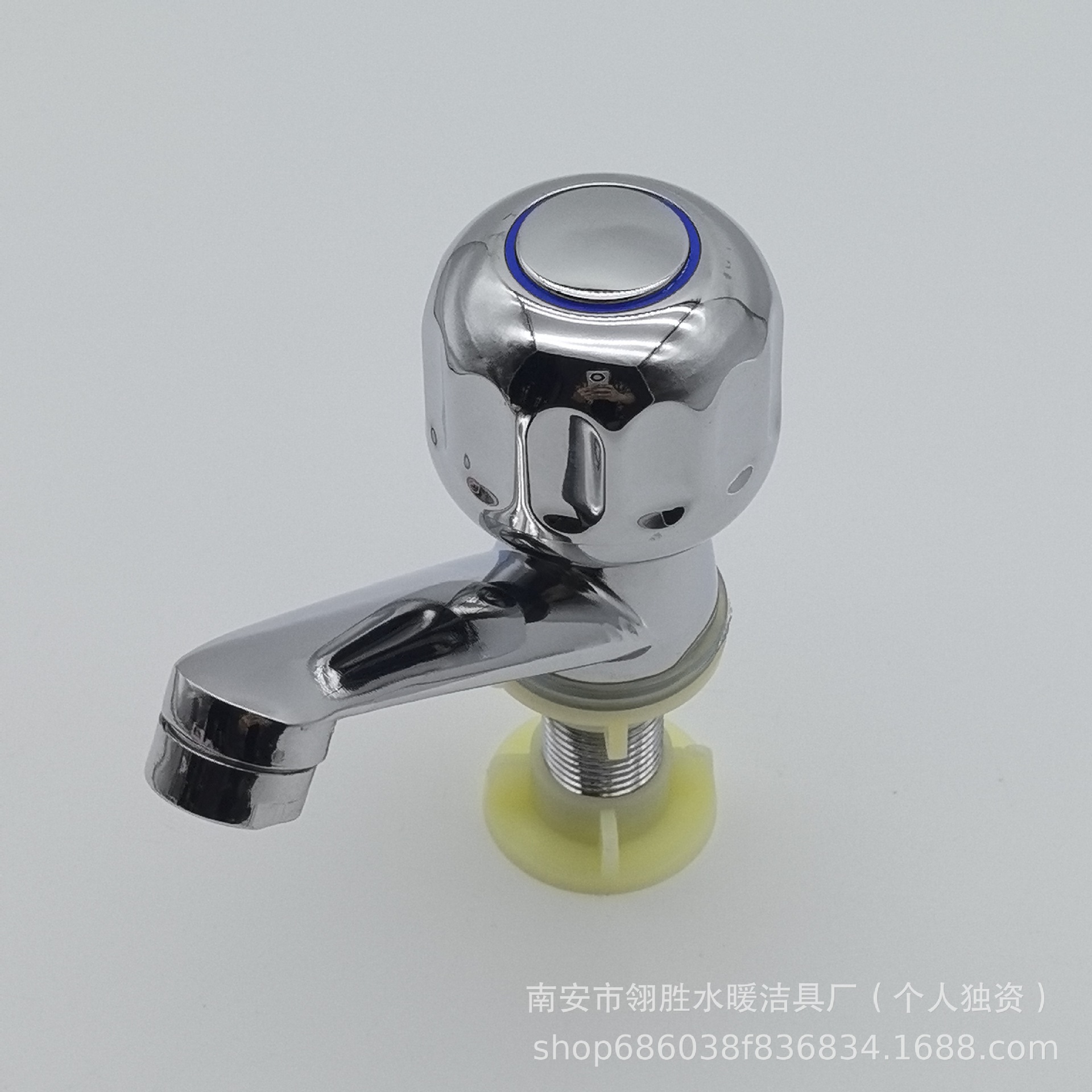 公共卫生间家用浴室洗脸盆洗手盆立柱盆螺旋单冷水龙头台盆洗面盆