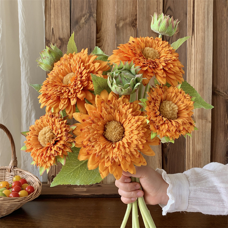 白桦树树叶/春天花园/微缩树桩古树/绿植仿真树/白桦树叶子产品图