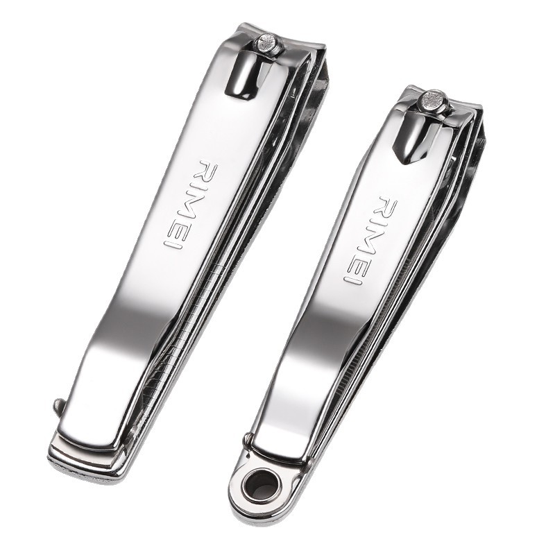 Japanese and American nail clippers, large flat nail clippers, slanted foot nail clippers, women's nail trimming knives, adult household gold da Item Picture