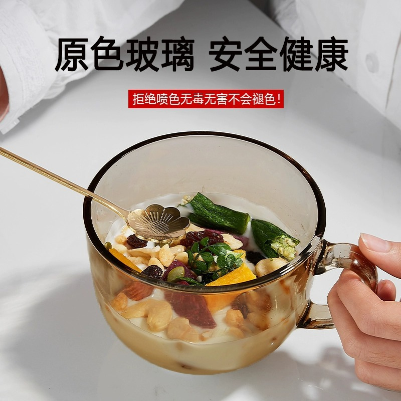 玻璃杯/茶杯水杯/玻璃杯茶杯/钢化玻璃杯/多巴胺玻璃杯产品图