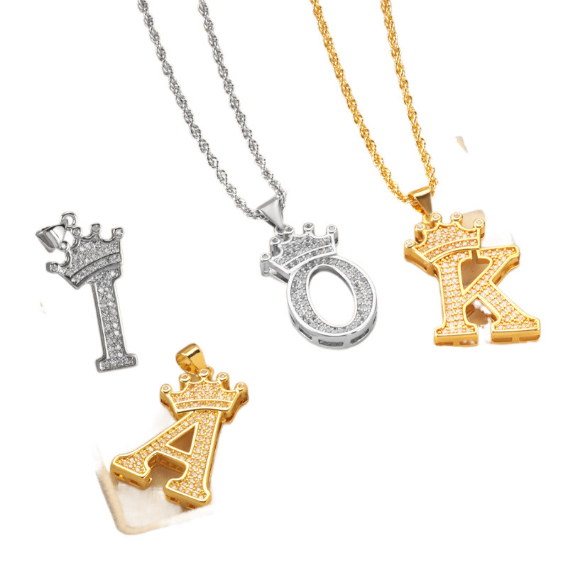 项链/首饰/不锈钢项链/水钻瓜链项链/珍珠项链白底实物图