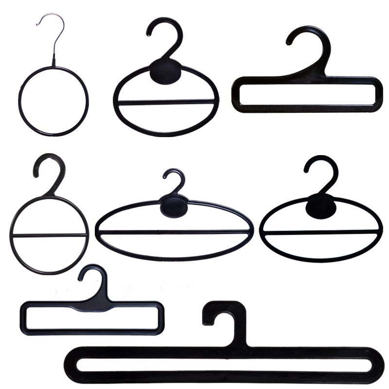 Scarf rack, clip, plastic hanging silk scarf display stand, hanging rotating clothes hanger, supermarket multi-functional display stand Specification image