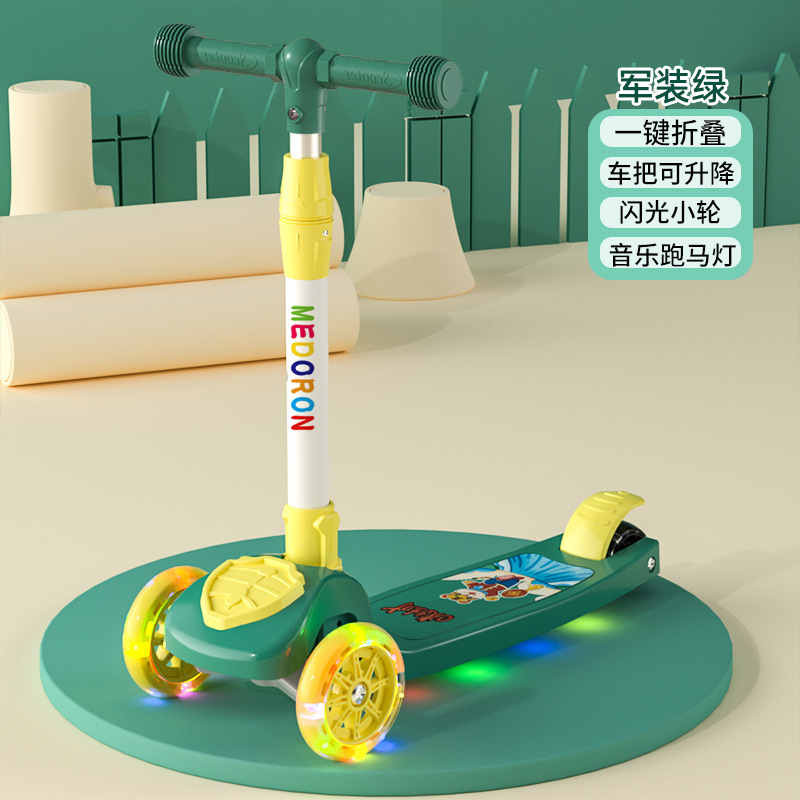 Direct sales of children 's scooters 1-3-6- foldable scooters for boys and girls aged 8-12 Specification image