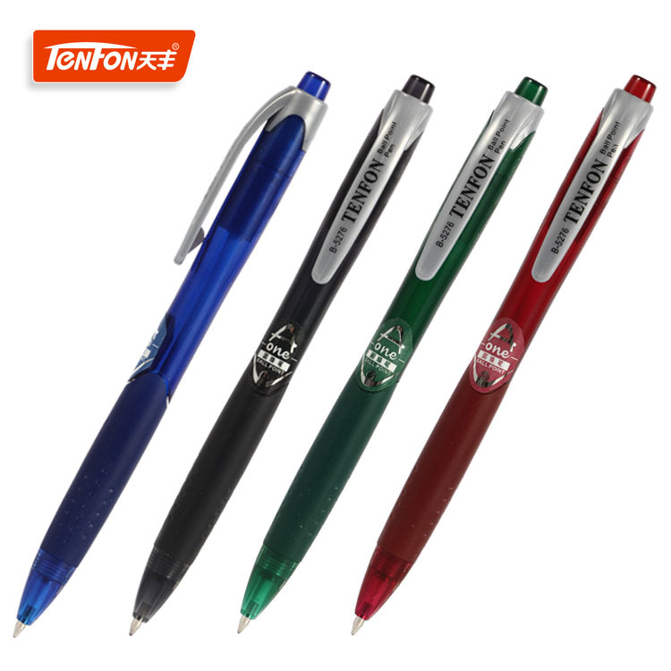 TENFON plastic transparent Ballpoint pen, foreign trade ballpoint pen advertising promotion gift Ballpoint Pen 5276