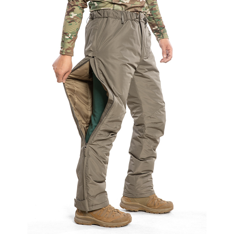 唤龙LIG冬季滑雪服裤子男士加厚全开拉链防泼水迷彩棉裤产品图