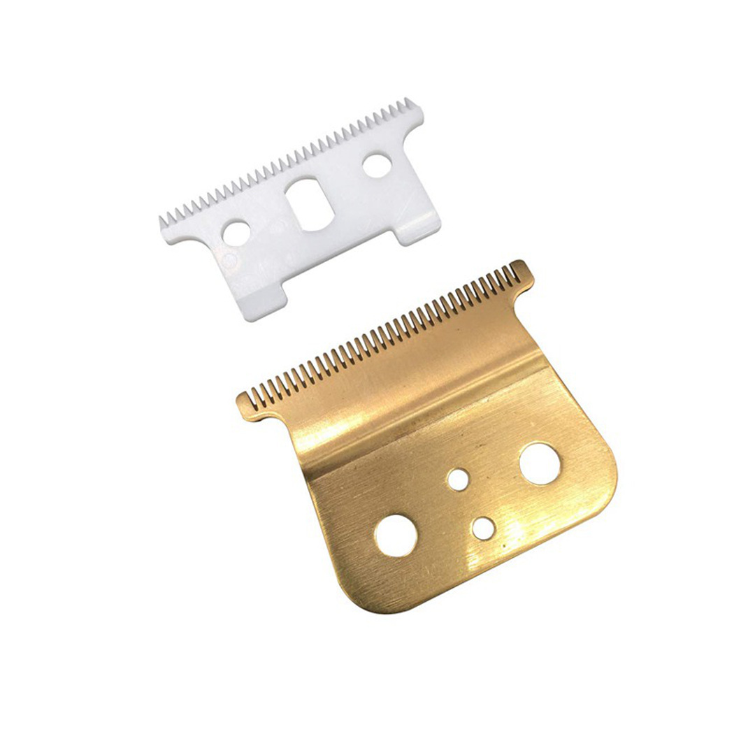 跨境雕刻剪理发器配件刀片 佛头龙纹T9S9推子钢刀限位梳