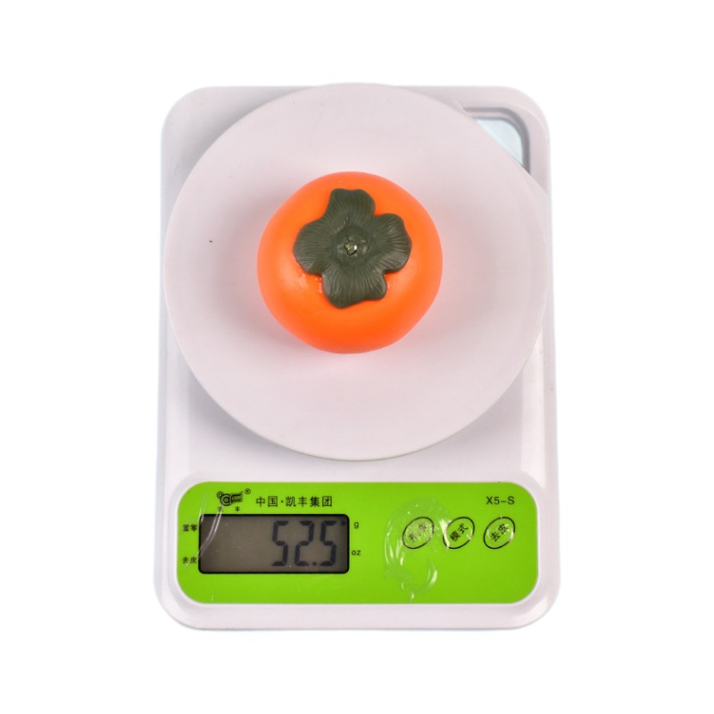 A popular internet-famous best-selling fluid persimmon, a slow-rebound, malleable, stress-relieving, and simulated fruit toy for children Item Picture