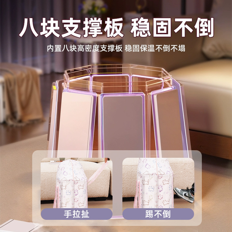 女士养生泡脚桶家用成人可折叠泡脚袋加高保温过膝蒸熏泡产品图