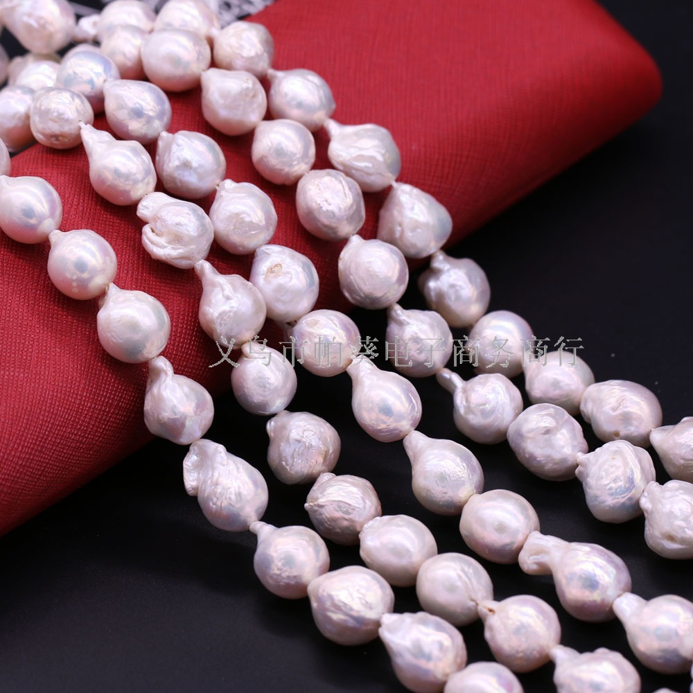Natural freshwater pearls, strong light, large core pearls, DIY handcrafted jewelry accessories, beading materials wholesale