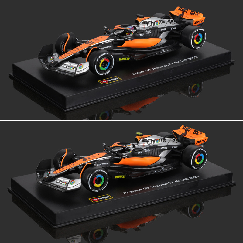 Bburago 1:43F1 racing car MCL60 McLaren 2023 simulation alloy car model toy car details Picture