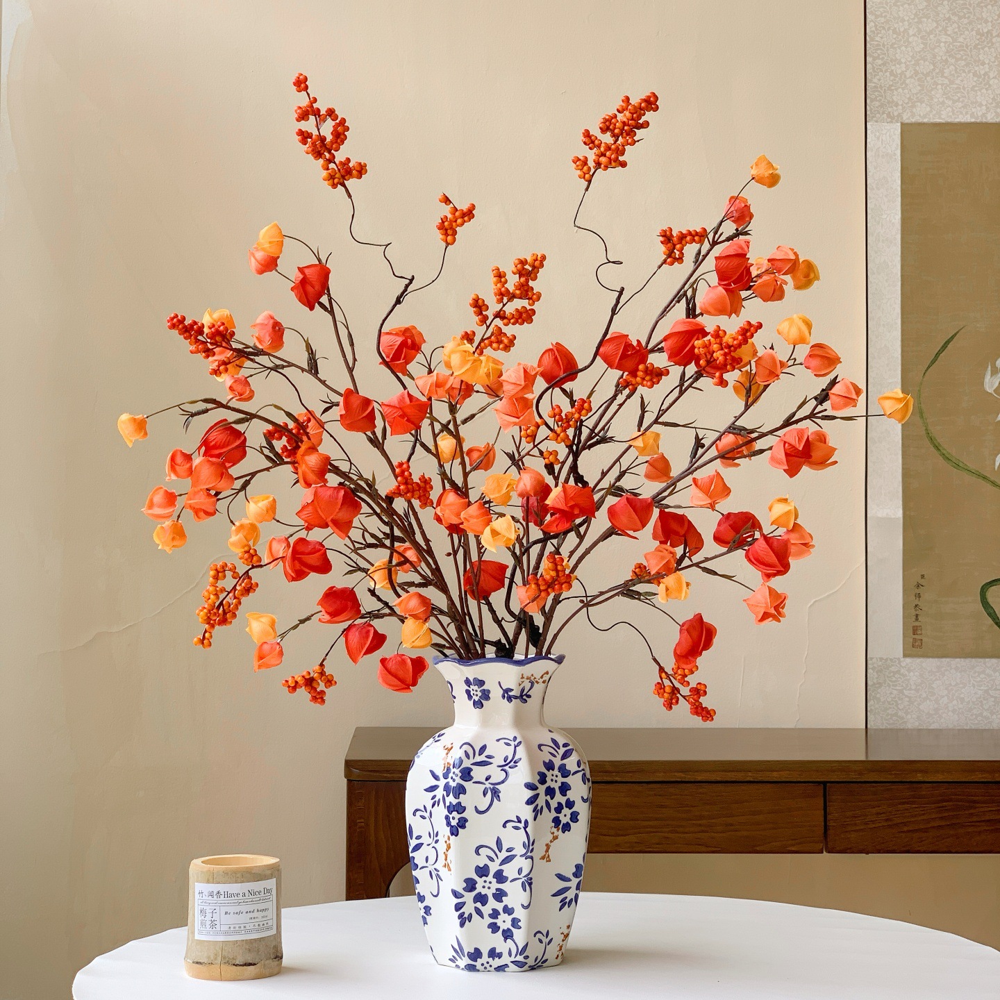 仿真花/多肉仿真花/造景用品/人工植物/牡丹花仿真花产品图