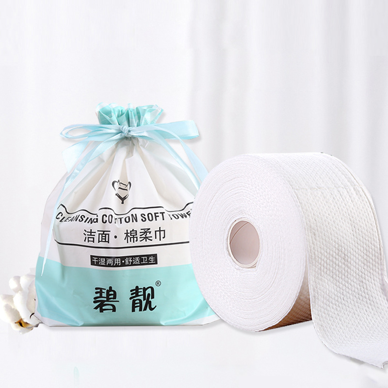 一次性洁面巾加厚卷筒式洁面巾卸妆棉柔巾美容院干湿两用洗脸巾详情图2
