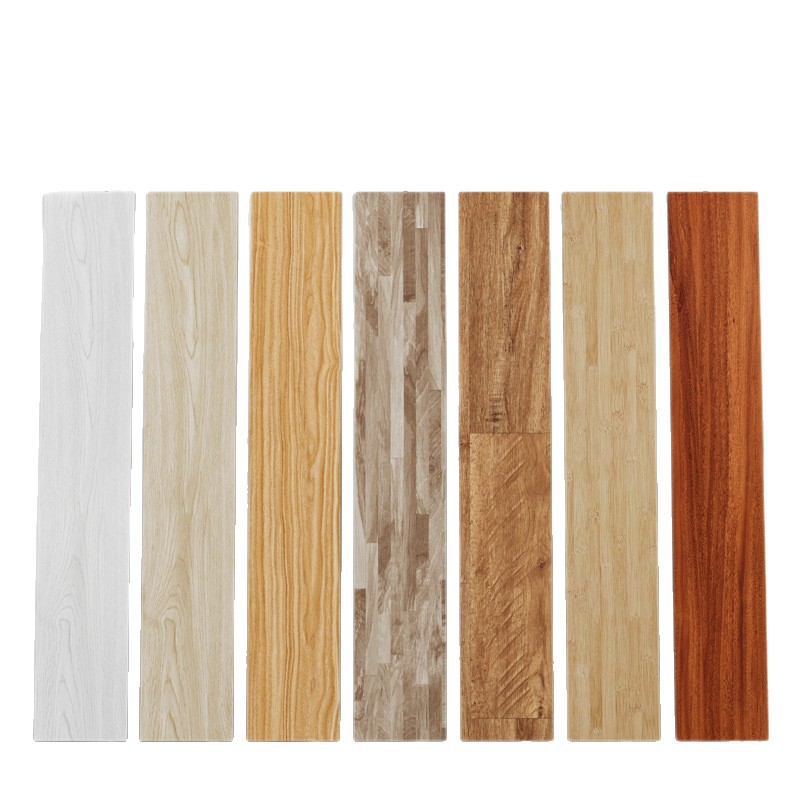 Pegamento de piso autoadhesivo gran tamaño engrosado de 2mm piso de pvc de grano de madera renovación de dormitorio para el hogar colocación directa piso de plástico Item Picture