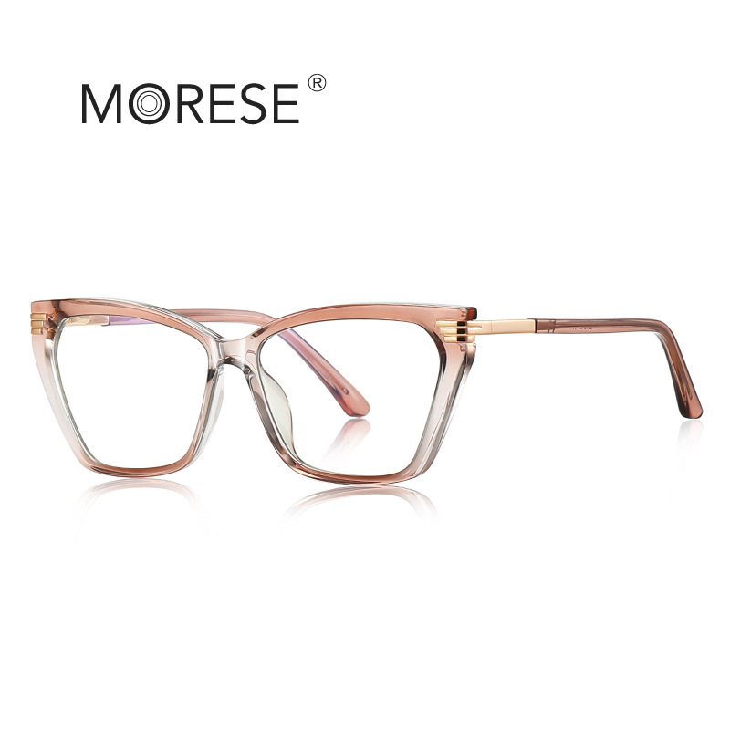 Anti-blue light glasses 2272 sweet progressive color TR optical frame, versatile for women without makeup, flat light glasses in factory stock Specification image