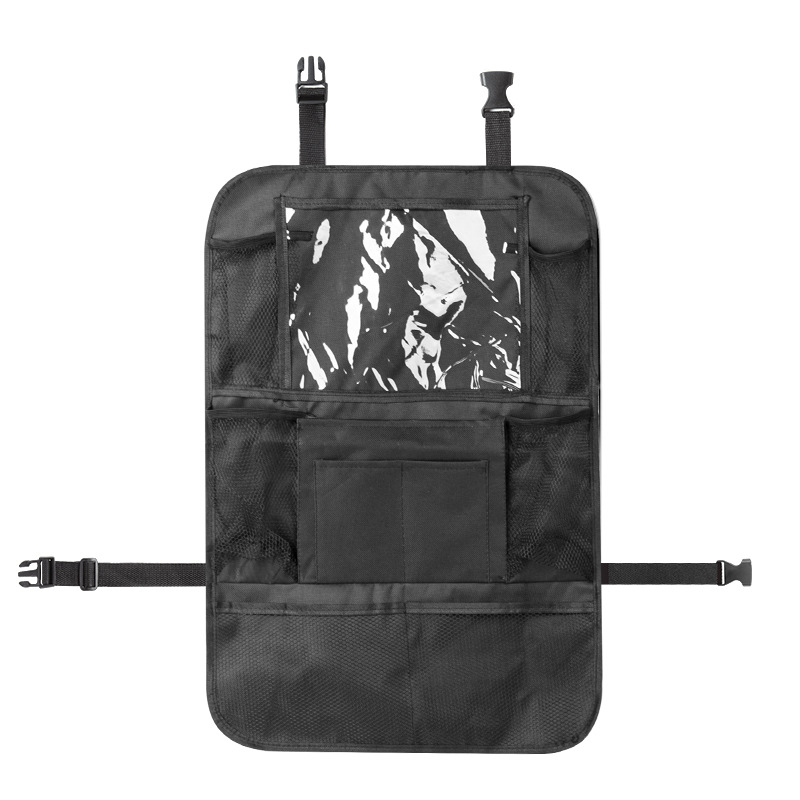 Cross-border car seat back storage bag, Oxford cloth multi-functional car seat storage bag, universal anti-kick storage bag Item Picture