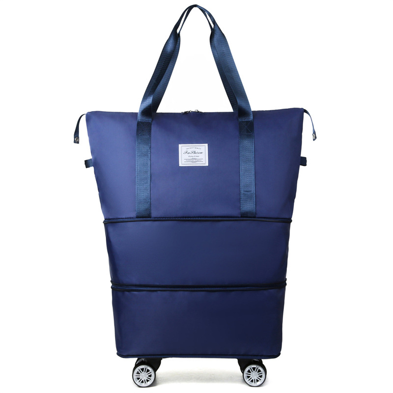 Oxford cloth large-capacity wheeled travel bag, swivel wheel luggage storage bag, expectant mother's delivery bag Specification image