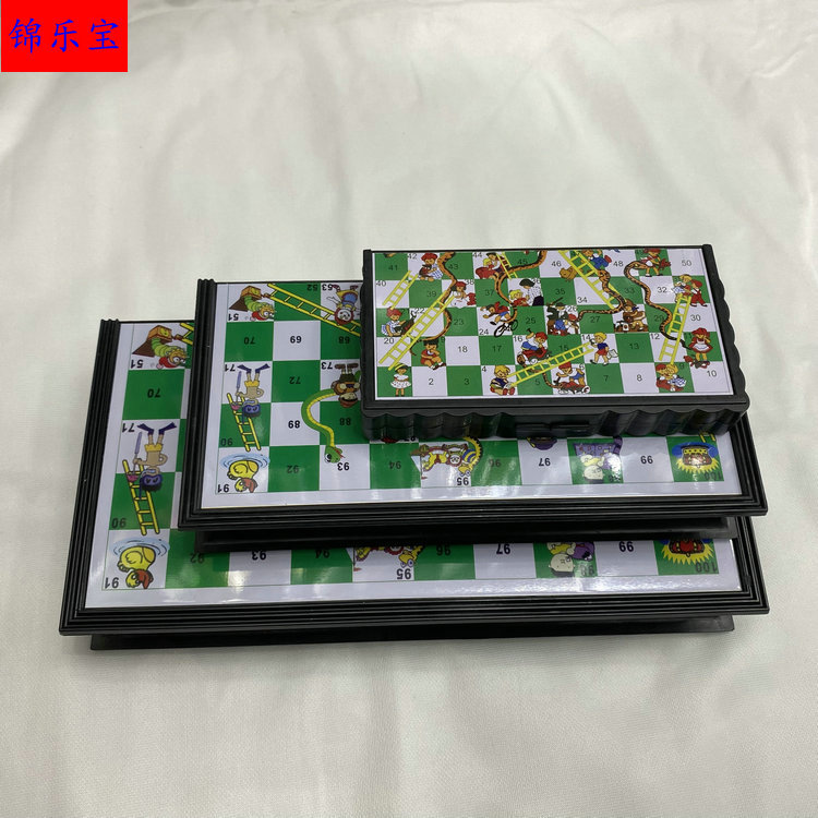 桌面游戏棋蛇棋蛇梯棋SNAKE LADDERS便携式可折叠带磁性大中小号细节图