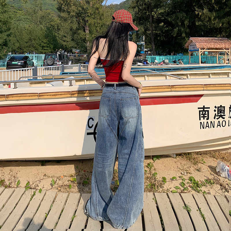 女式牛仔裤实物图