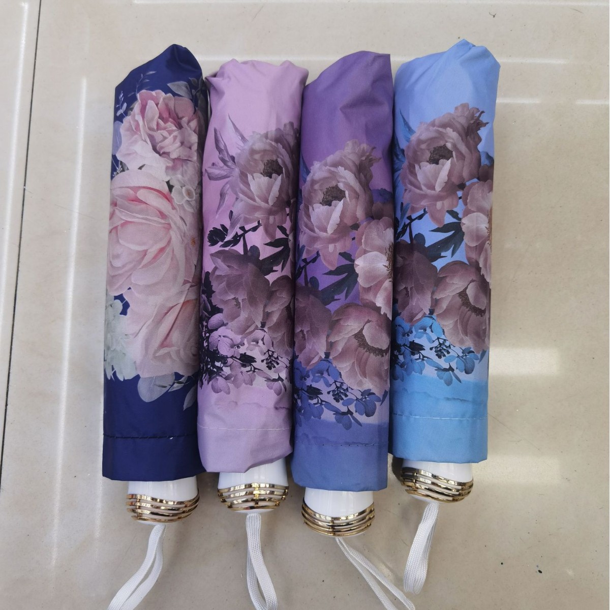 High appearance level rose umbrella, all-weather and all-weather sunshade umbrella, sun protection and UV protection umbrella, high appearance level folding umbrella for girls
