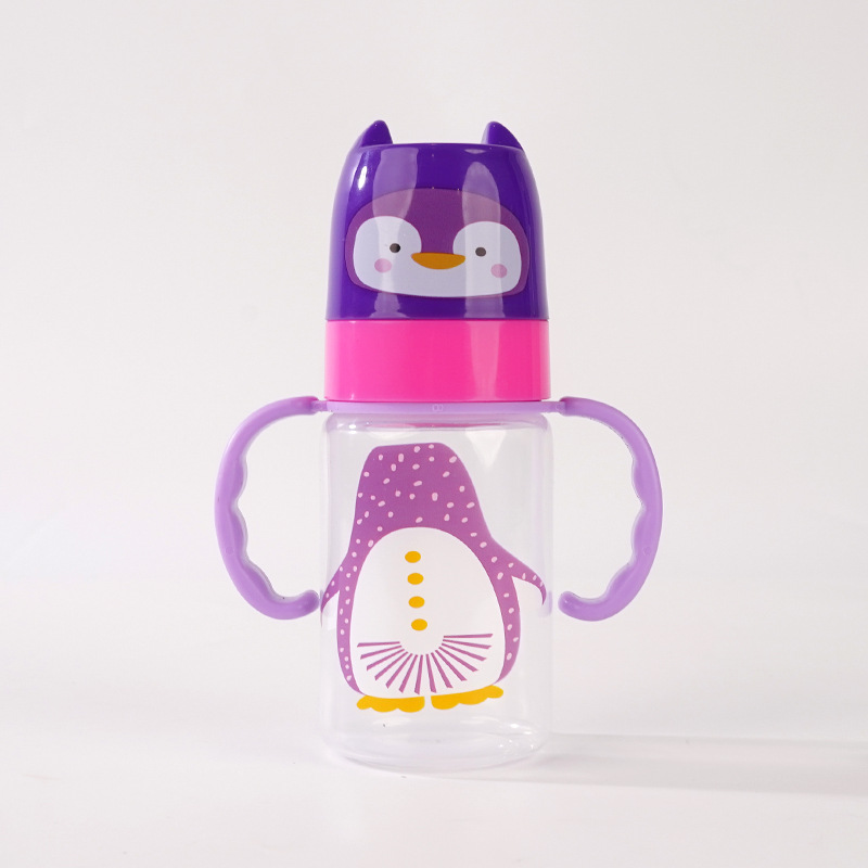 Wide-mouthed PP material baby bottles with handles for newborns, cross-border exclusive supply from the mother and baby factory Application Scenario