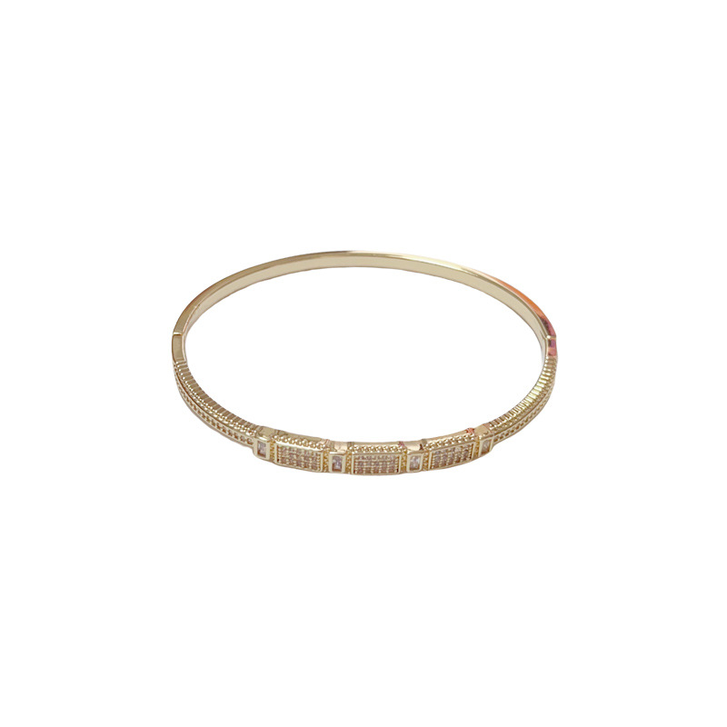 水晶手串/硅胶/啪啪圈手环/嘻哈/锆锆白底实物图