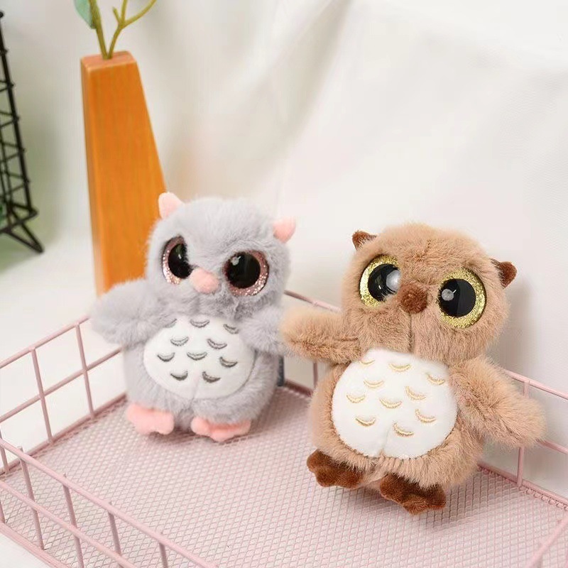 Owl, cute toy dolls, trendy little figurines, keychains, dolls, schoolbags, bags, plush pendants wholesale Specification image