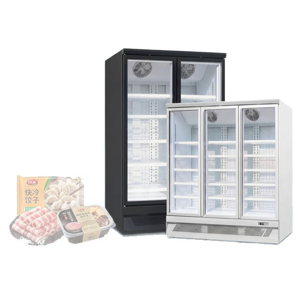 Commercial beverage and beer cold storage display cabinets, vertical fresh-keeping cabinets for vegetables and fruits, double-door and triple-door refrigerators for convenience stores Item Picture