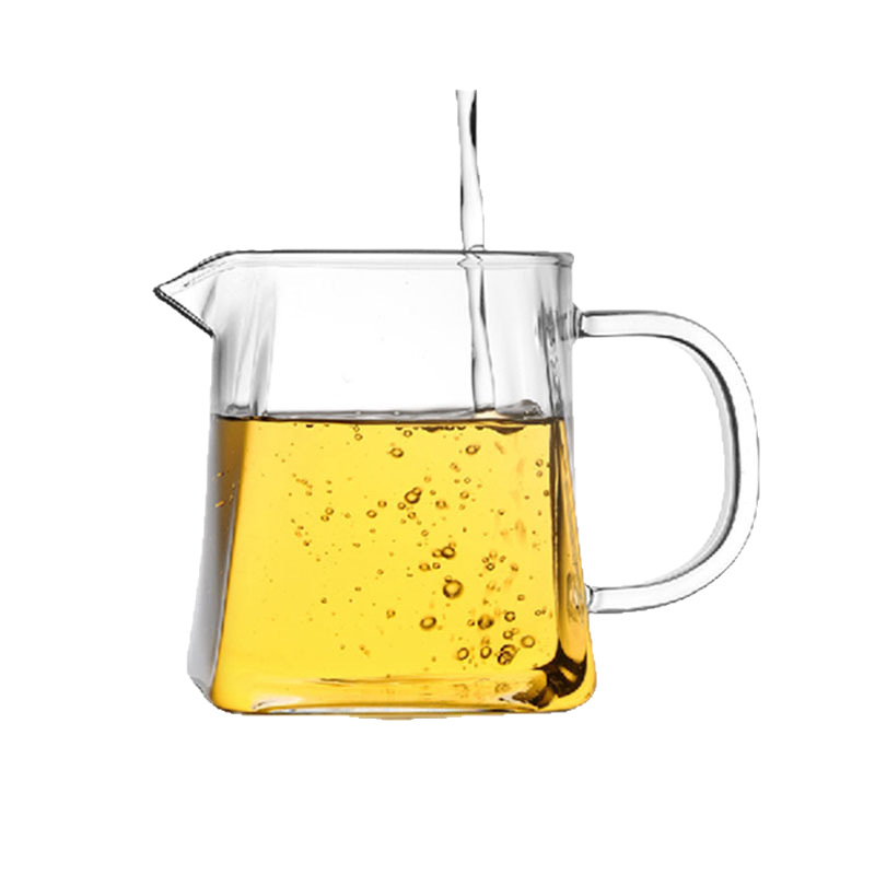 High borosilicate heat-resistant transparent glass fair cup tea separator, glass tea sea tea ceremony accessories, tea-water separation fair cup Item Picture