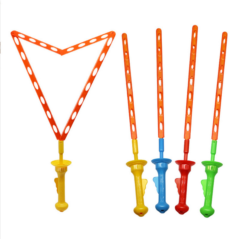 Wholesale of children's toy bubble sticks, swordsmen, outdoor interactive bubble blowing machines, replenishing liquid, and bubble water for boys and girls Application Scenario