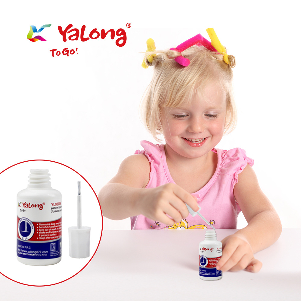 Yalong high-quality correction fluid, quick dry brush style white correction pen fluid Item Picture