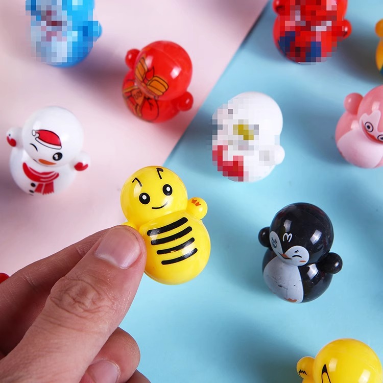 Creative mini untoppleable dolls for boys and girls in the kindergarten, small gifts for Children's Day on June 1st, rewards for children's small toys details Picture