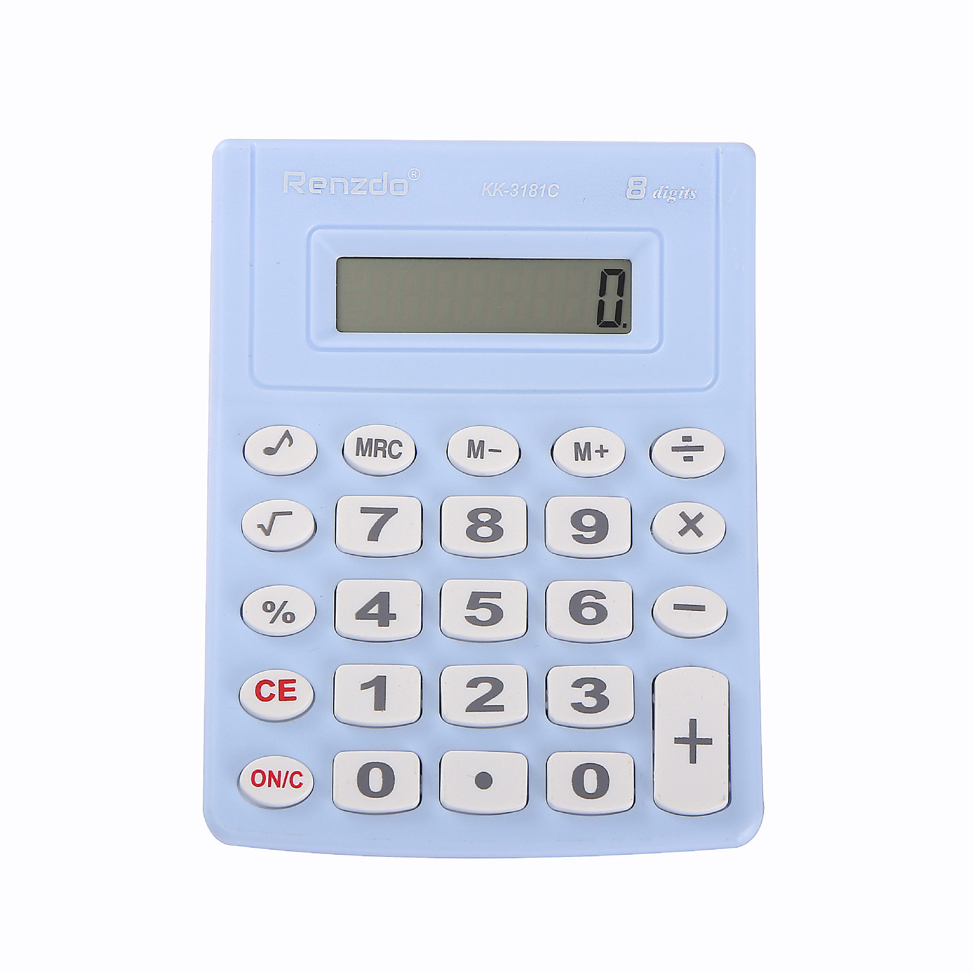 KK-3181A factory direct sale solid color 8-digit calculator, multi-functional office accounting calculator Item Picture