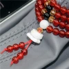 Automotive supplies, car gear shifting beads, agate pendants, car ornaments, black agate, red agate women's bracelets, 6MM Item Picture