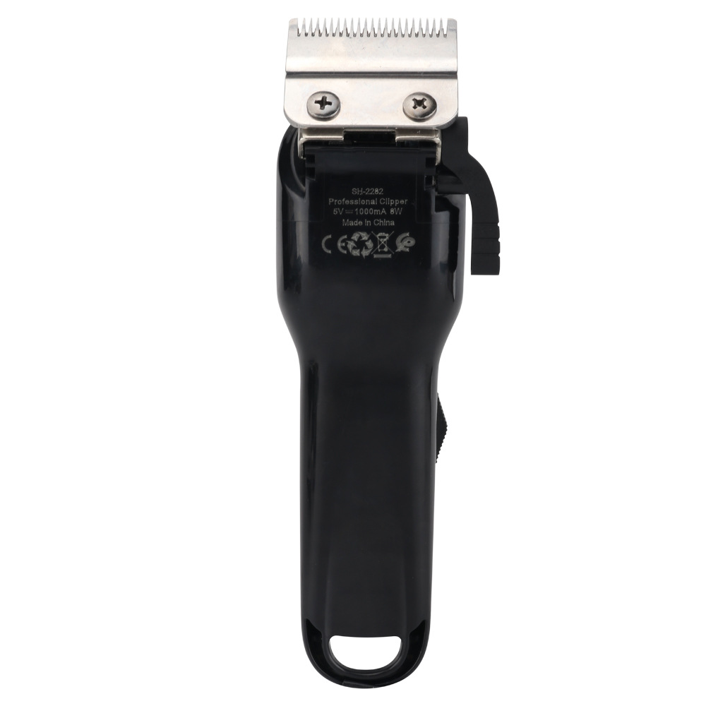 Cross border LCD display oil head gradient cutter recargable electric pusher profesional hombre skinhead empuje corte de pelo blanco Item Picture