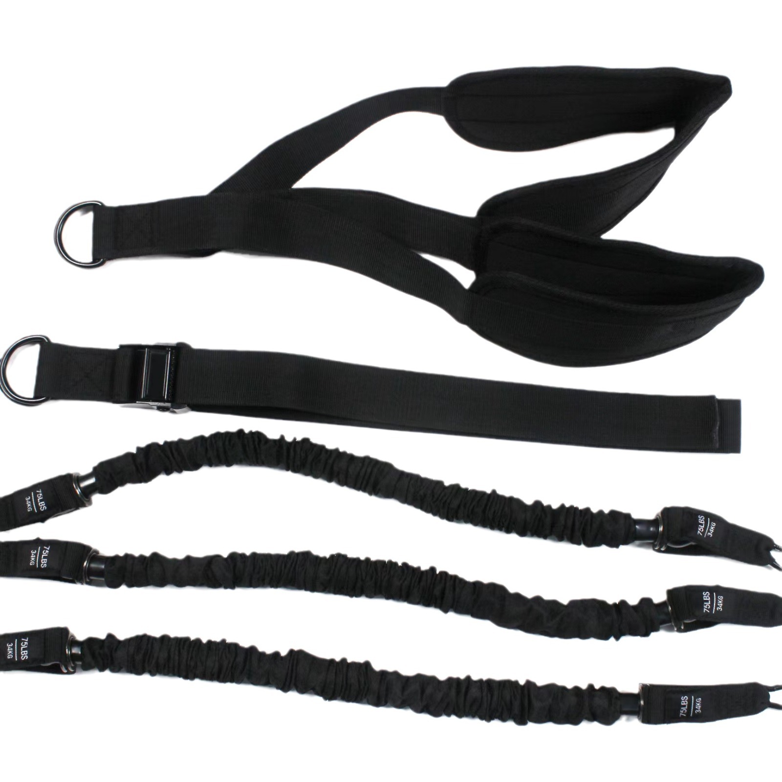 Pull-up support belt 1, high school entrance examination auxiliary belt trainer, horizontal bar elastic rope, indoor household resistance belt wholesale Item Picture