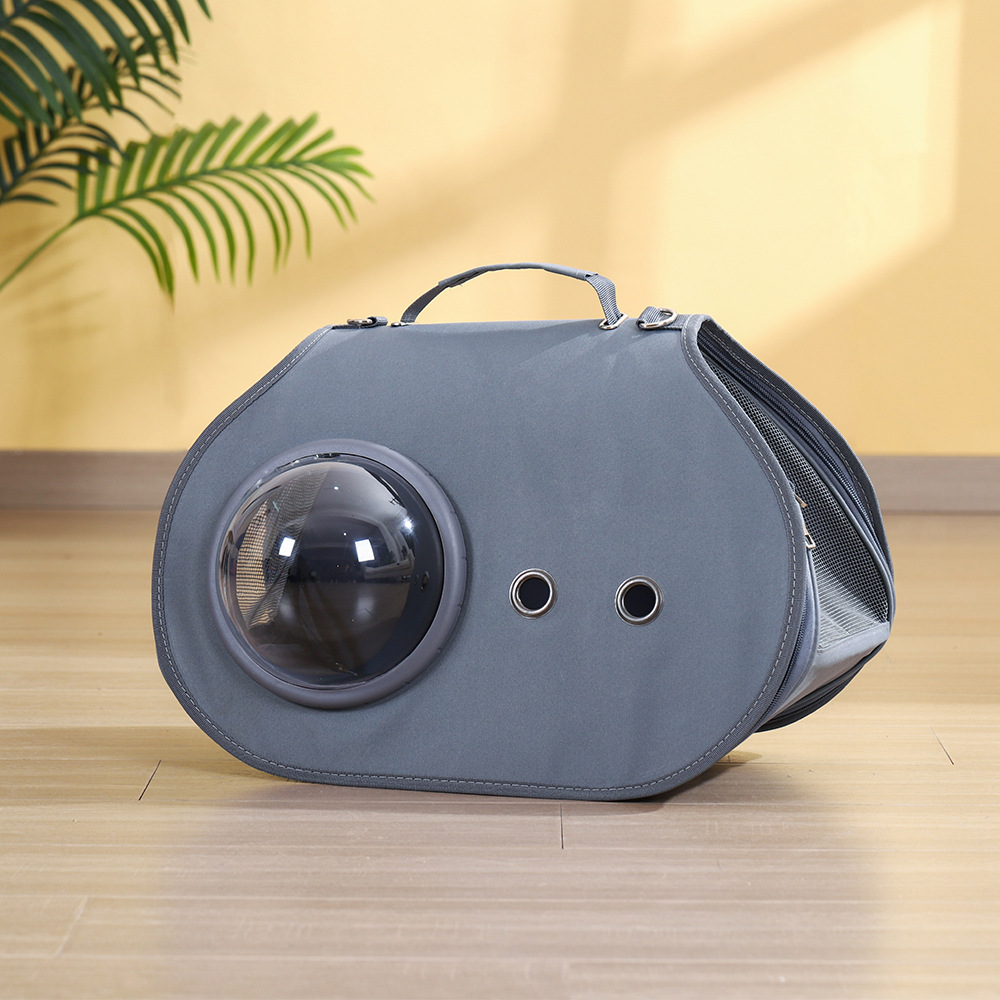 Rongka Pet Cross-border foldable breathable Cat Bag, portable crossbody and hand-held pet bag, Space Visible cat bag Specification image