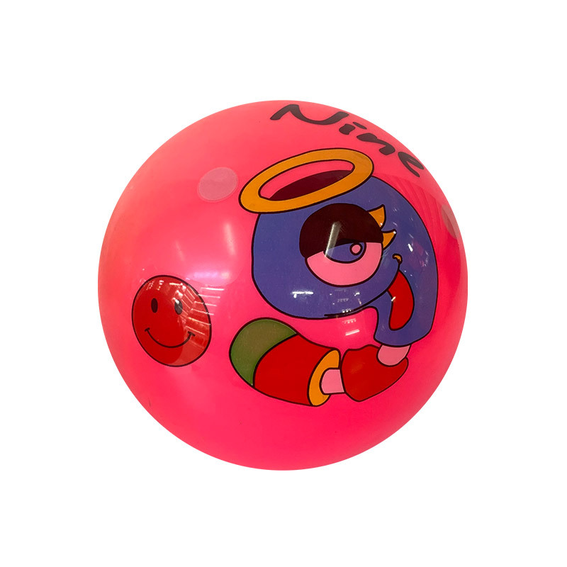 The new digital pattern PVC cartoon labeled ball children's inflatable ball toys come in a variety of styles and are available from street stalls Specification image