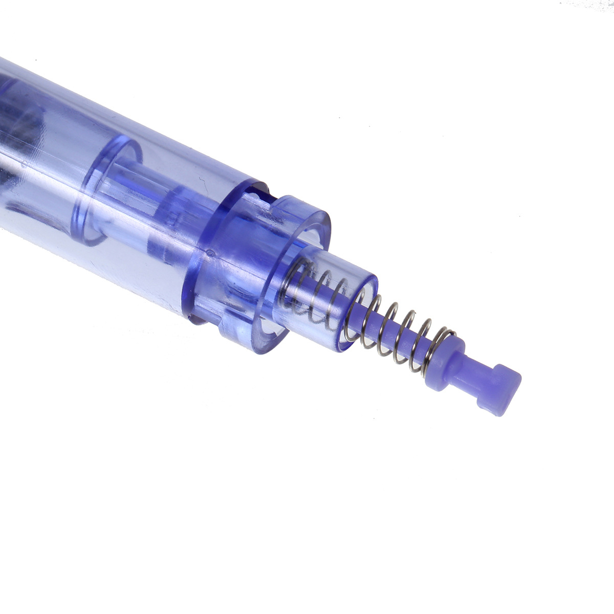 跨境蓝色带盖卡扣微晶针头A1长蓝卡口针头纳米微晶硅晶美容仪针头