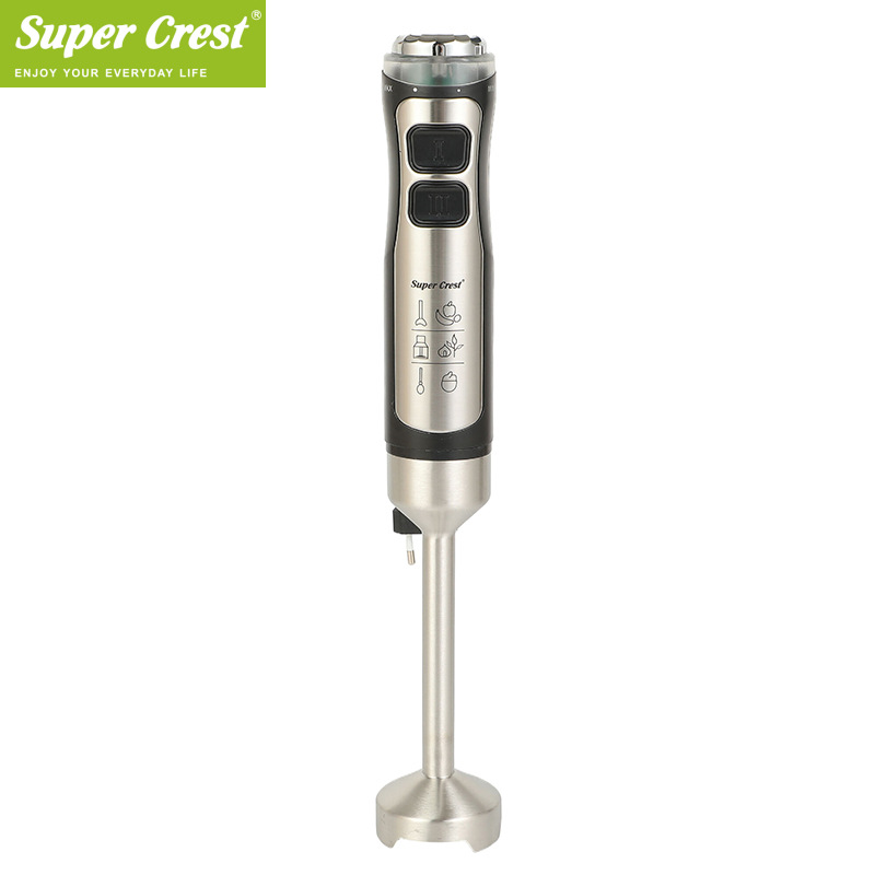 Super Crest 欧规新款手持料理棒大功率搅拌器辅食搅拌棒2合1外贸