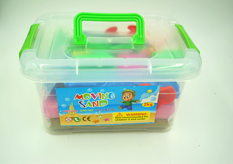 厂家直供太空收纳盒儿童益智DIY太空沙魔力沙可带回家玩的火星沙细节图