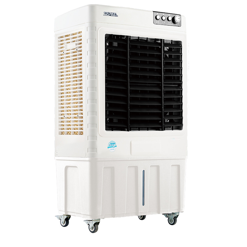 冷风机空调/空调/移动空调/小空调/桌面喷雾风扇白底实物图