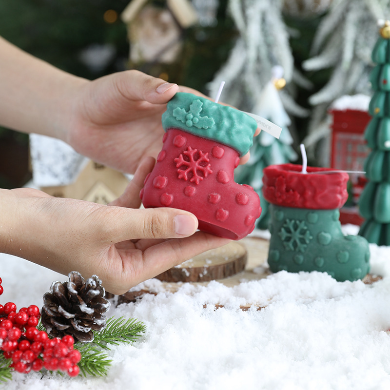 新款圣诞香薰蜡烛圣诞节礼物生日圣诞蜡烛伴手礼创意浪漫香氛产品图